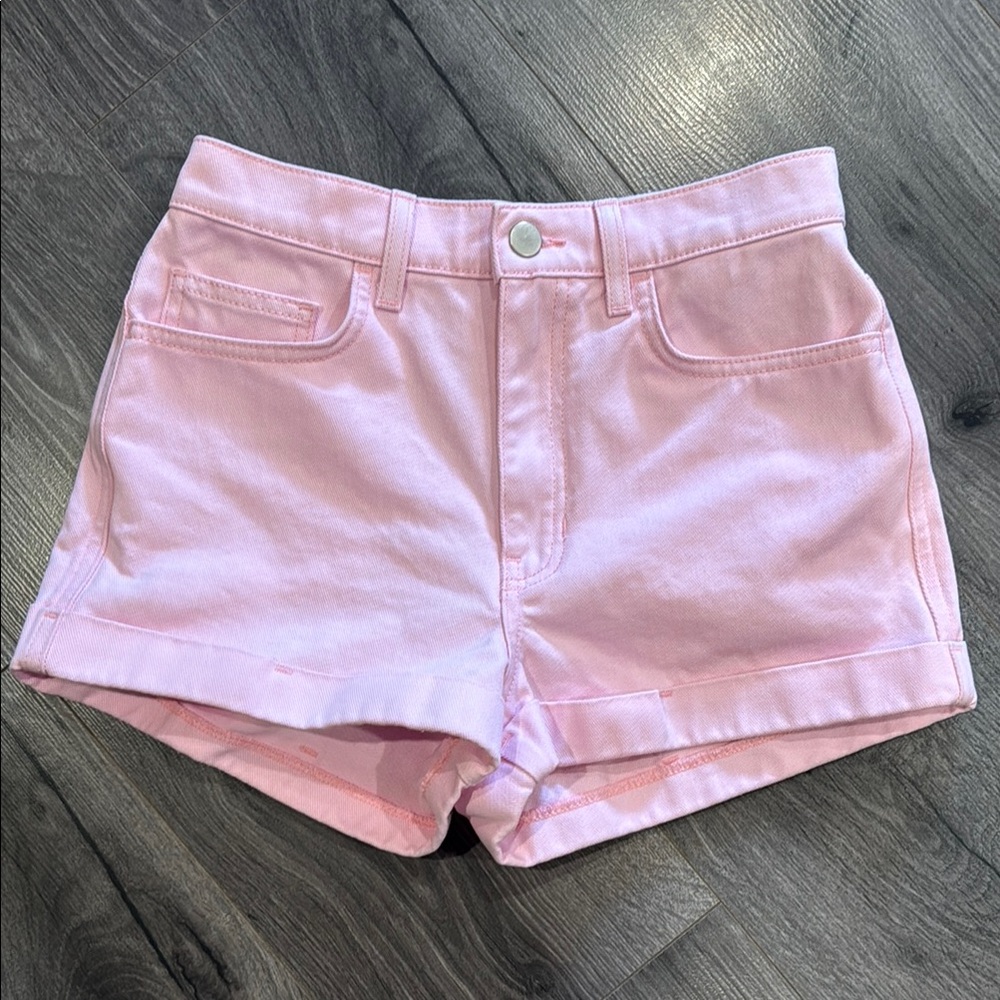 American Apparel Cute Pink Womens Shorts Feminine Casual Chic Girly Cute summer